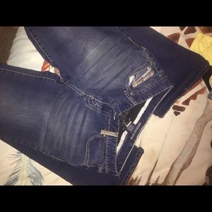 “amethyst jeans” straight leg jeans